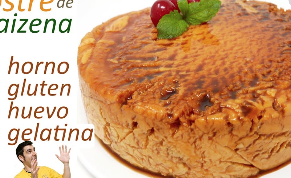 Postre De Maizena Pastel Sin Horno Sin Huevo Sin Gluten Sin Gelatina